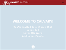 Tablet Screenshot of calvaryh.org